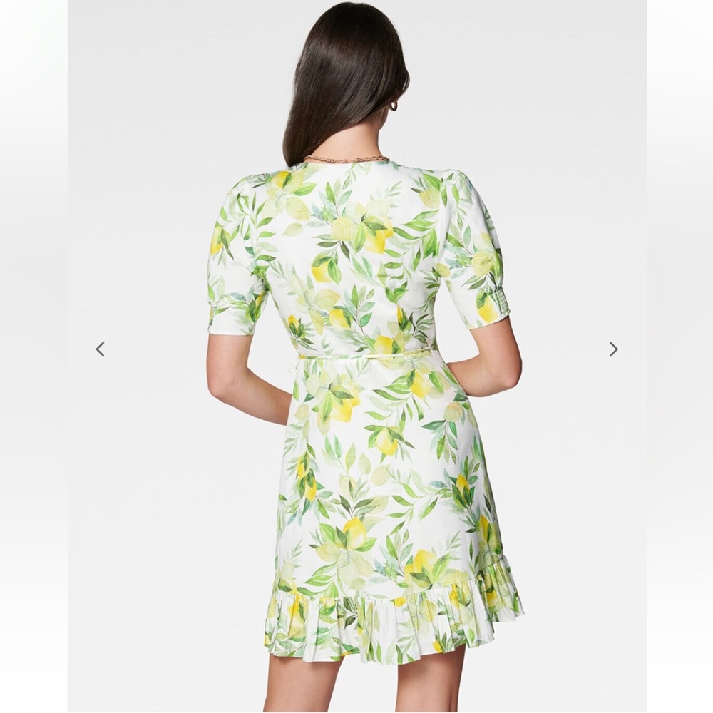 Forever new Boston wrap linen mini dress - Picture 4 of 5